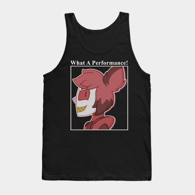 Alastor Hazbin Hotel ‘What A Performance!’ Tank Top by Snorg3